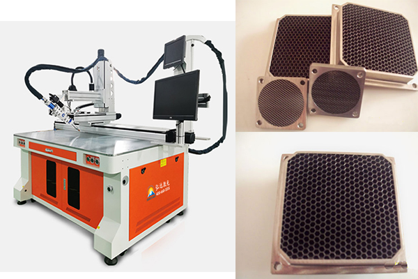 就蜂窩芯激光焊接機在不銹鋼波導(dǎo)通風(fēng)窗焊接上面的應(yīng)用聊一聊
